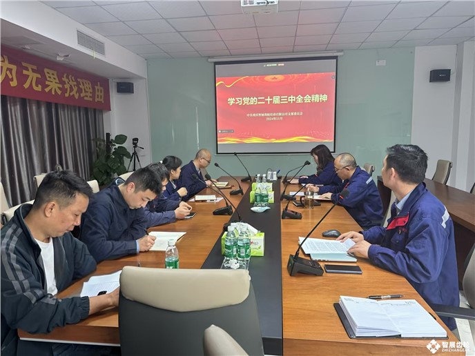 深入學(xué)習(xí)黨的二十屆三中全會(huì)精神，智展黨支部召開專題黨課